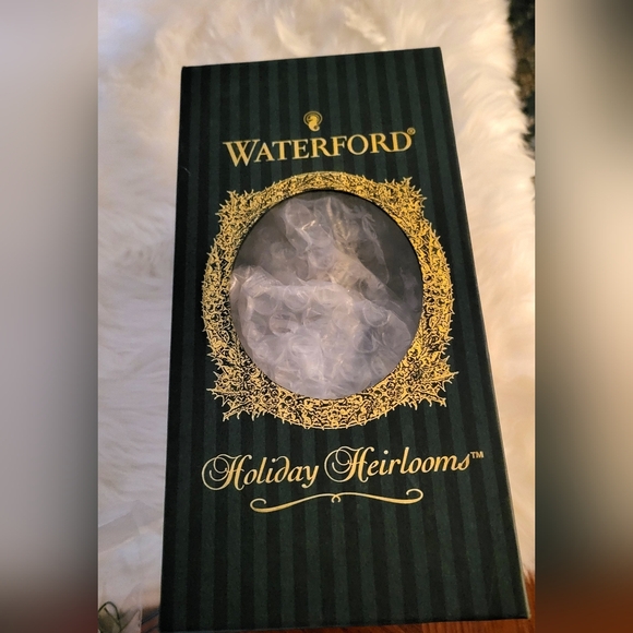 Waterford Crystal Holiday Heirlooms New Years Toast Ornament New In Box - Picture 5 of 6